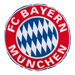 FC Bayern München Rundkissen - Rekordmeister - FCB Dekokissen Logo Kissen