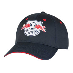 RB Leipzig Kinder Club Cap navyblau mit rotem Frontpanel Basecap kids Schildmütze Kappe RBL