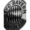FC Bayern München Aufkleber - Chromlogo -  3D Sticker XL Logo Autoaufkleber FCB