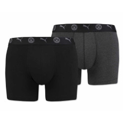 Borussia Dortmund Boxershorts schwarz/grau 2er-Set Shorts Unterhose diverse Größen BVB 09