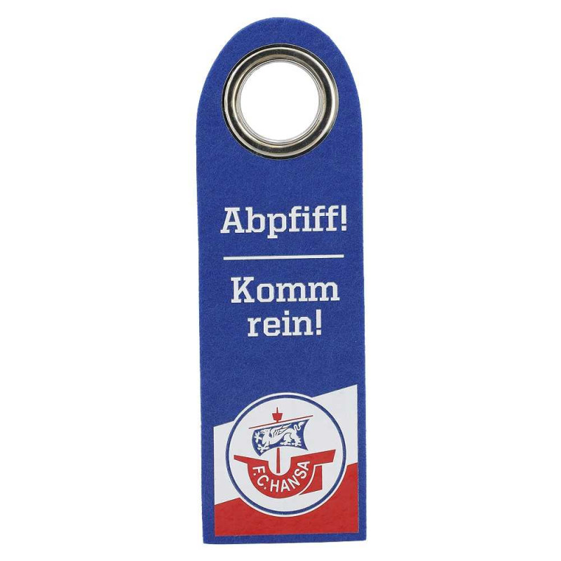 F.C. Hansa Rostock Türhänger Türanhängerschild Türanhänger