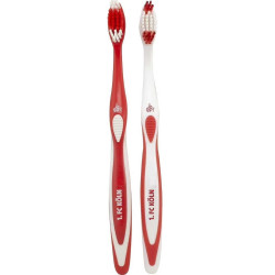 1. FC Köln Zahnbürste 2er Set medium rot-weiß toothbrush