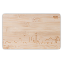 Hertha BSC Berlin Holzbrettchen - Skyline - Schneidebrett Frühstücksbrettchen