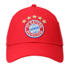 FC Bayern München Kinder Cap - Logo 5 Sterne - kids Basecap Schildmütze Kappe FCB