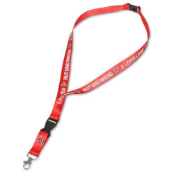 1. FC Köln Schlüsselband - E LEVVE LANG - rot Logo Lanyard