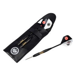 Eintracht Frankfurt Dartpfeile mit Etui und Flights Steeldarts Dart Pfeile