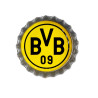 Borussia Dortmund 3er Set Kühlschrankmagnet in Kronkorkenoptik Magnet BVB 09