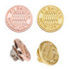 FC Bayern München Logo Pin 2er Set Gold & Rosegold Damen Anstecker Emblem Button FCB