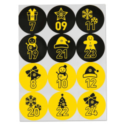 Borussia Dortmund - Adventskalender Bastel-Set - DIY Weihnachtskalender BVB 09