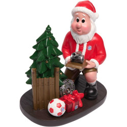 FC Bayern München Gartenzwerg - Weihnachtsmann mit Schlitten - Zwerg garden gnom FCB