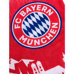FC Bayern München Kinder Multifunktionstuch - Skyline - Schlauchschal Tuch Kids Halstuch