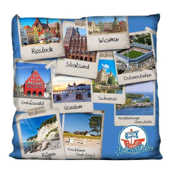 F.C. Hansa Rostock Kissen - Heimatliebe - Dekokissen 40 x 40 cm Kissen