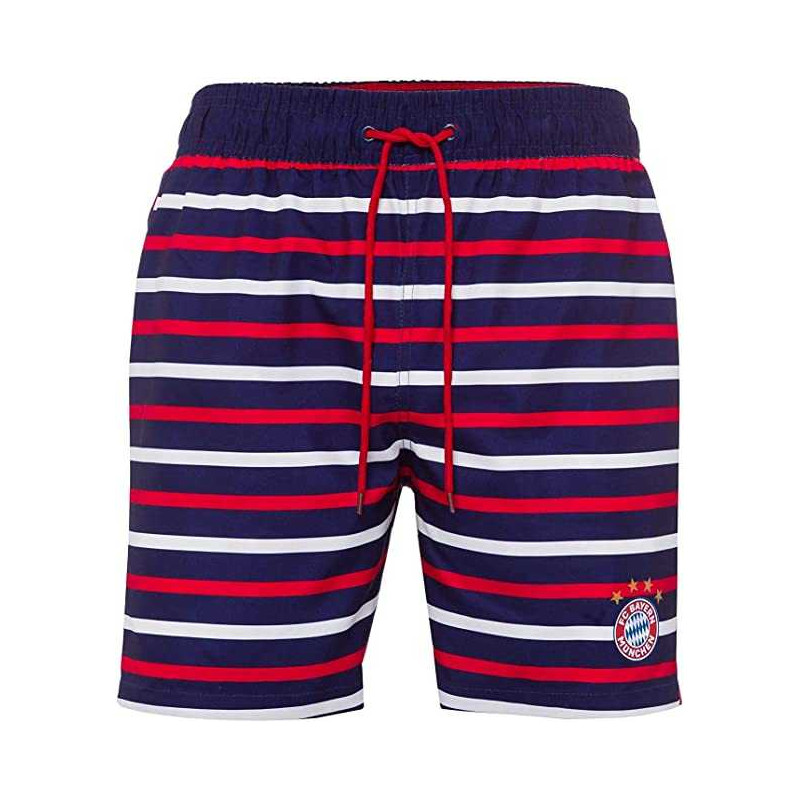 FC Bayern München Kinder Badeshort gestreift Gr. 176 Badehose Schwimmshorts FCB