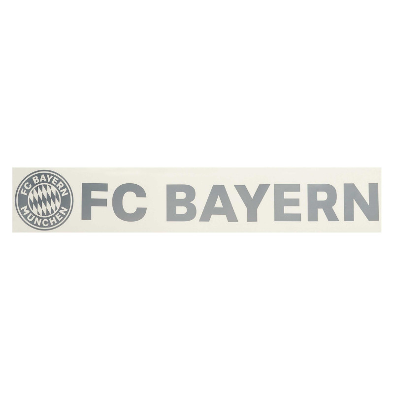 FC Bayern München Heckscheibenaufkleber - Classic - silber XXL Auto Aufkleber Sticker FCB