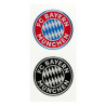 FC Bayern München Autoaufkleber 2er Set - 3D Logo - rot/schwarz Sticker Aufkleber FCB