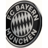 FC Bayern München Autoaufkleber 2er Set - 3D Logo - rot/schwarz Sticker Aufkleber FCB