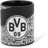 Borussia Dortmund Tasse - Metallic Südtribüne - Kaffeetasse Becher Kaffeepott BVB 09