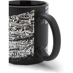 Borussia Dortmund Tasse - Metallic Südtribüne - Kaffeetasse Becher Kaffeepott BVB 09