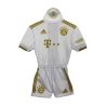 FC Bayern München Autotrikot 2022/23 Weiß Mini Kit  Away Auto Trikot mit Saugnapf FCB