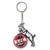 1. FC Köln PVC Schlüsselanhänger - Logo farbig - Anhänger Hennes