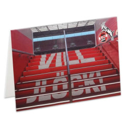 1. FC Köln Grußkarte - "Vill Jlöck!" - Karte Stadionaufgang Klappkarte