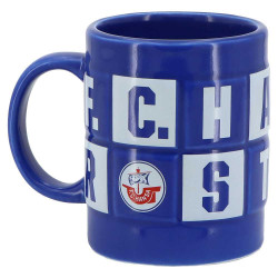 F.C. Hansa Rostock Tasse - Relief - blau Kaffeetasse Prägung Becher Pott FCH
