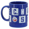 F.C. Hansa Rostock Tasse - Relief - blau Kaffeetasse Prägung Becher Pott FCH