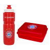 FC Bayern München 5* Trinkflasche 0.75 l + Brotzeitbox Rot im Set FCB