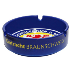 Eintracht Braunschweig Aschenbecher rund | blau-gelb | Ascher | Keramik | BTSV