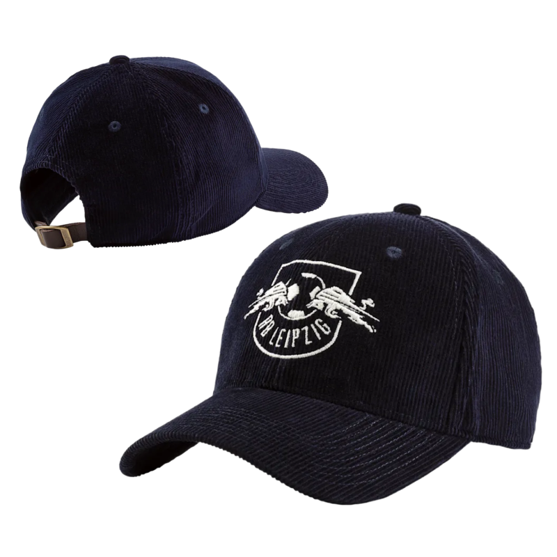 RB Leipzig Cord Cap navy Kappe Kord Basecap RBL