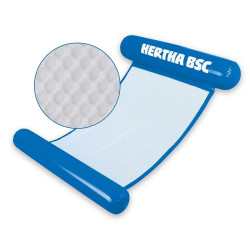 Hertha BSC Berlin Wasserhängematte mit aufblasbarer Nacken- und Kniestütze Hängematte Luftmatratze HBSCB