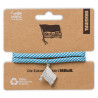 Hertha BSC Berlin Band mit Logo-Charm Kordel blau-weiß Armband HBSC