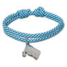 Hertha BSC Berlin Band mit Logo-Charm Kordel blau-weiß Armband HBSC