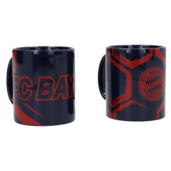 FC Bayern München Tasse - Autumn - 2er Set Kaffeetasse schwarz-rot FCB