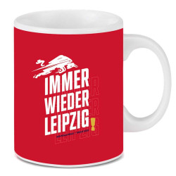 RB Leipzig Tasse - Immer wieder Leipzig - rot Pokal Finale RBL