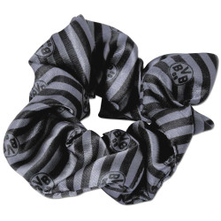 Borussia Dortmund Haargummi 2er Set gelbgold / schwarzgrau Haar Scrunchies Haarband BVB 09