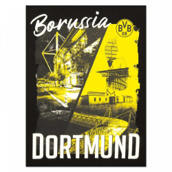 Borussia Dortmund T-Shirt - Stadion Historie - schwarz | Shirt | BVB 09 | Gr. S bis 3XL
