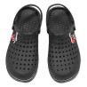 1. FC Köln Gartensandale mit Riemen schwarz Classic Clogs mit Logo