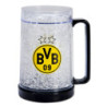 Borussia Dortmund Bierkrug zum Einfrieren 0,45 Liter | Kühl Krug | Seidel BVB 09