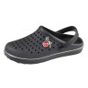 1. FC Köln Gartensandale mit Riemen schwarz Classic Clogs mit Logo