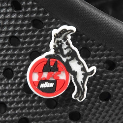 1. FC Köln Gartensandale mit Riemen schwarz Classic Clogs mit Logo