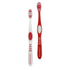 FC Bayern München Zahnbürste 2er Set medium rot-weiß toothbrush FCB