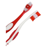 FC Bayern München Zahnbürste 2er Set medium rot-weiß toothbrush FCB