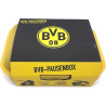 Borussia Dortmund Brotdose gefüllt mit Süßigkeiten, Sticker & 5 Autogrammkarten BVB 09