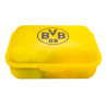 Borussia Dortmund Brotdose gefüllt mit Süßigkeiten, Sticker & 5 Autogrammkarten BVB 09