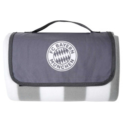 FC Bayern München Picknickdecke grau beschichtete Decke Stranddecke FCB