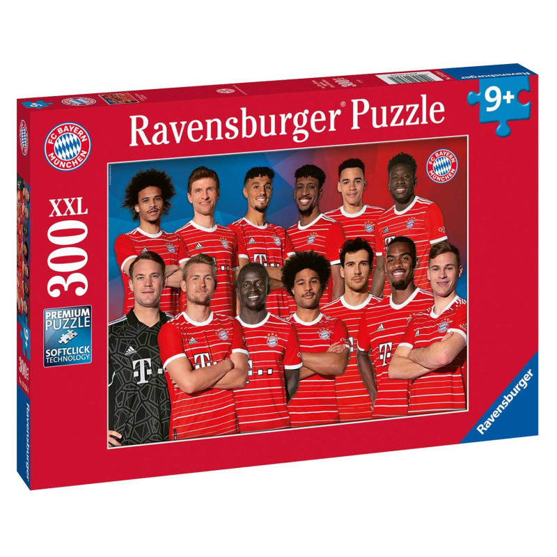 FC Bayern München Puzzle - MANNSCHAFT 2022/23  - 300 Teile Legespiel FCB