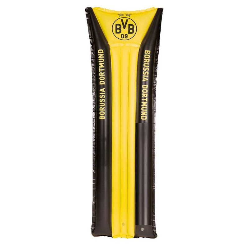 Borussia Dortmund Luftmatratze schwarz-gelb | Matratze | aufblasbare Badematte BVB 09