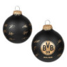 Borussia Dortmund Weihnachtskugel Signature 2025/26 schwarz-gold Christbaumkugel BVB 09