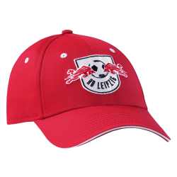 RB Leipzig Club Cap Rot mit weißem Frontpanel Basecap Schildmütze Kappe RBL